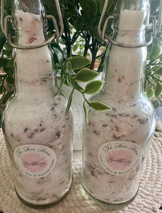 Lavender bath salts with Magnesium