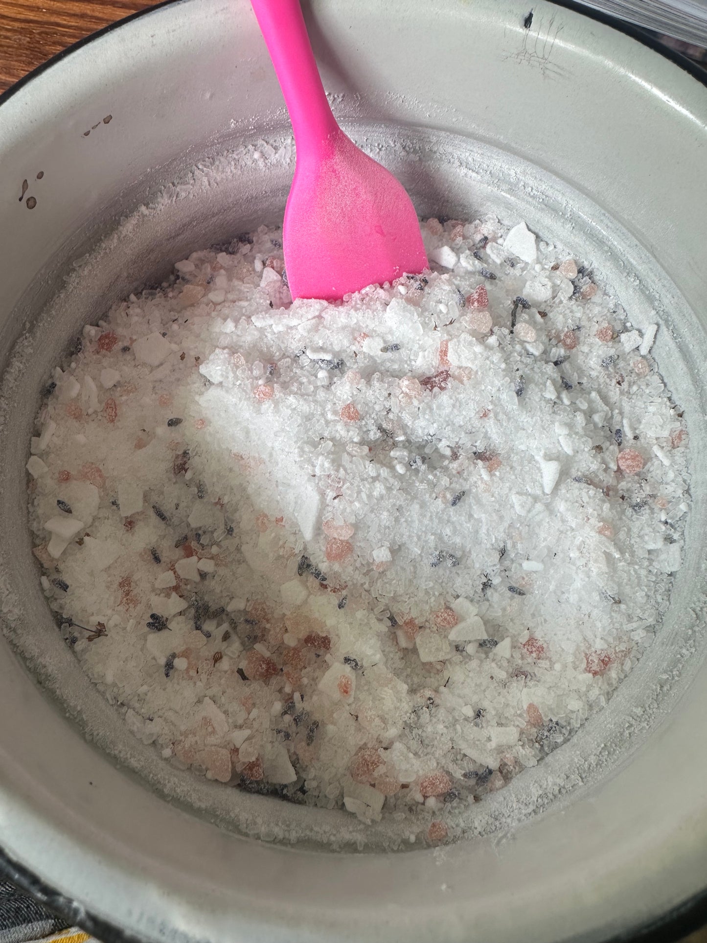 Lavender bath salts with Magnesium