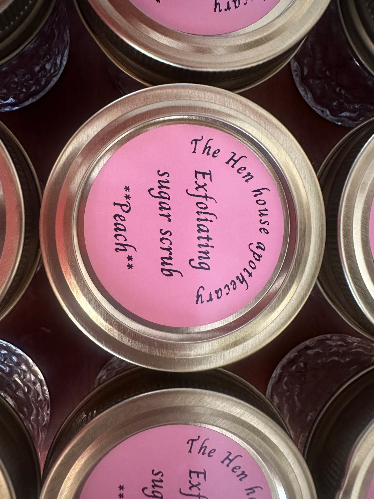 Peach Exfoliating Sugar scrub