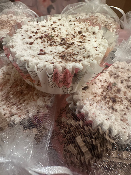 Strawberry cupcake BATH BOMBS