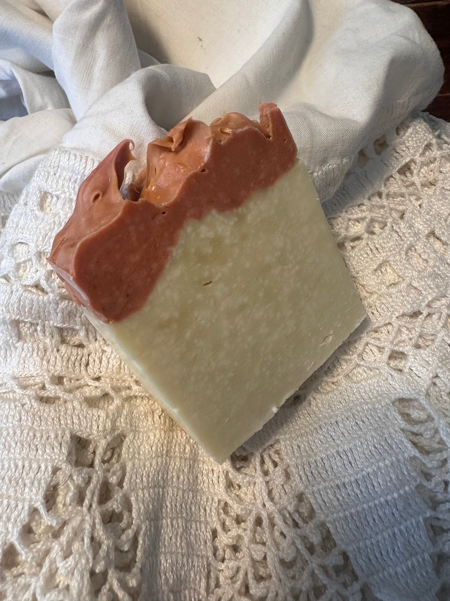 Homemade           Tallow Soap Cinnamon Fir scented