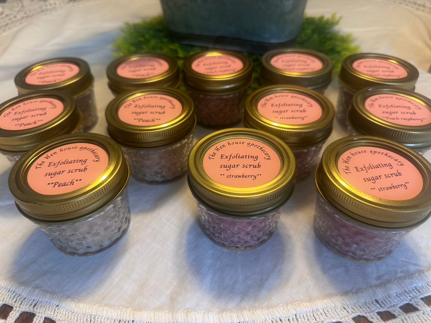 Peach Exfoliating Sugar scrub