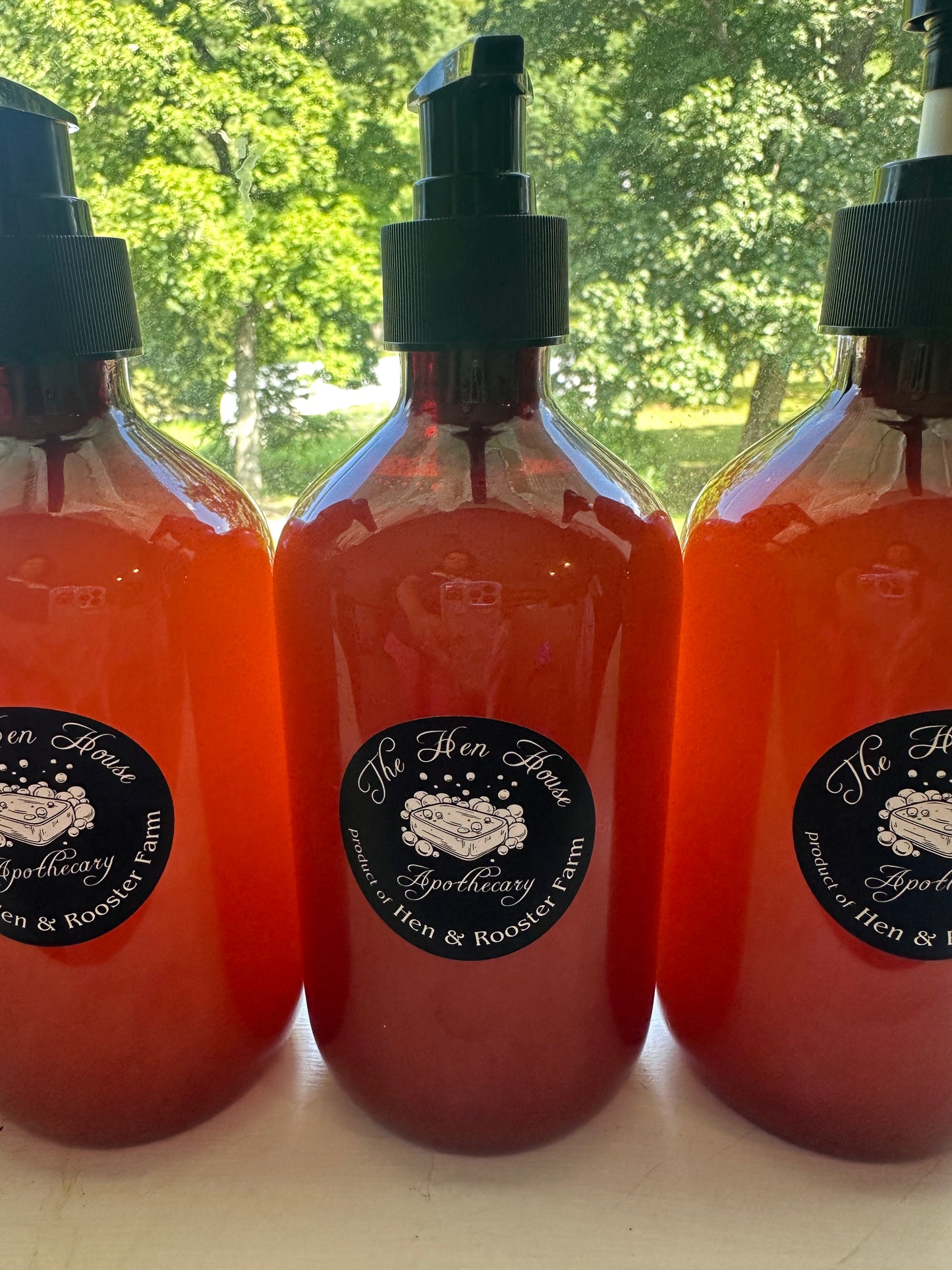 Natural liquid hand soap *Orange lemon grass*