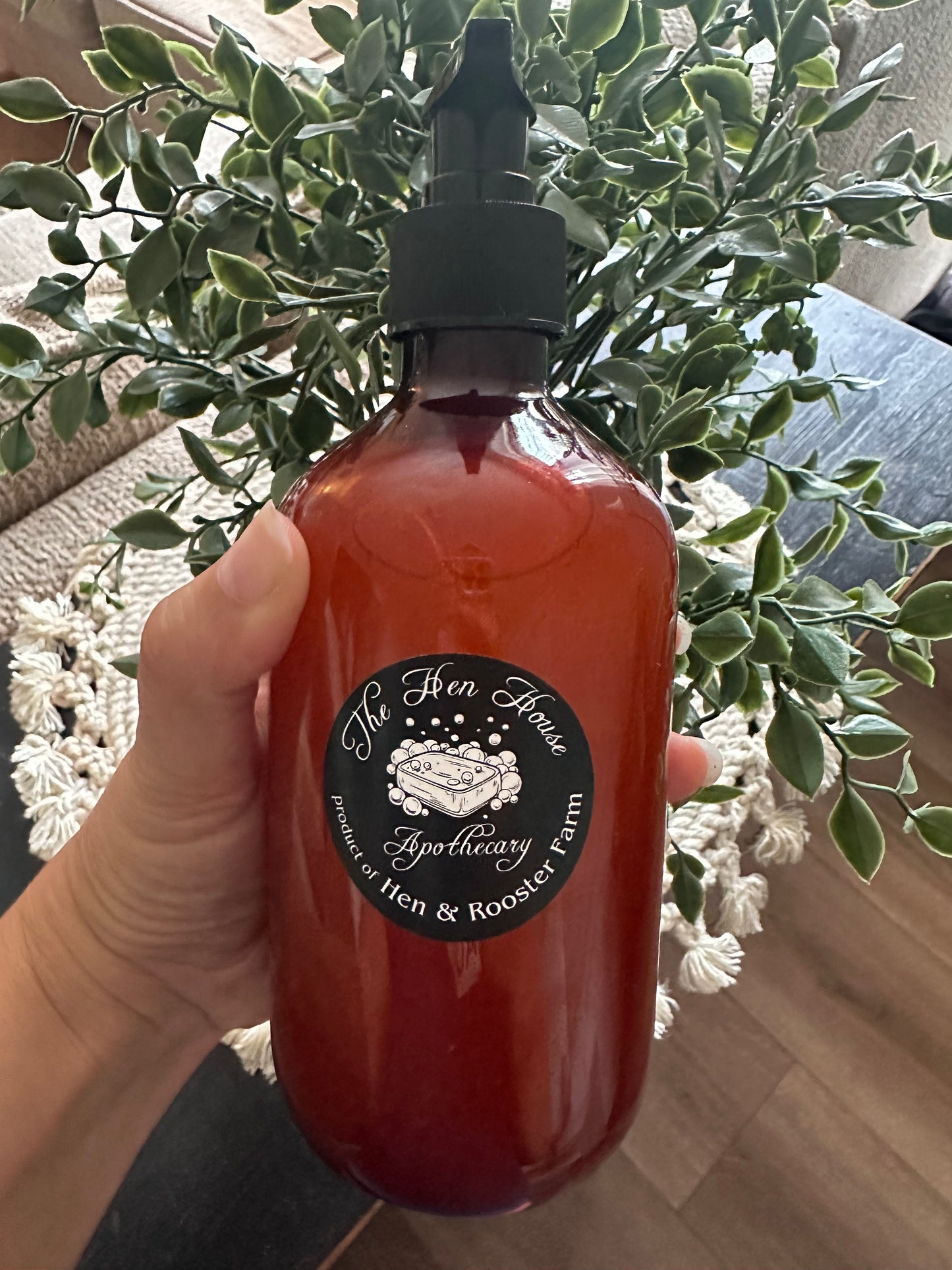 Natural liquid hand soap *Orange lemon grass*