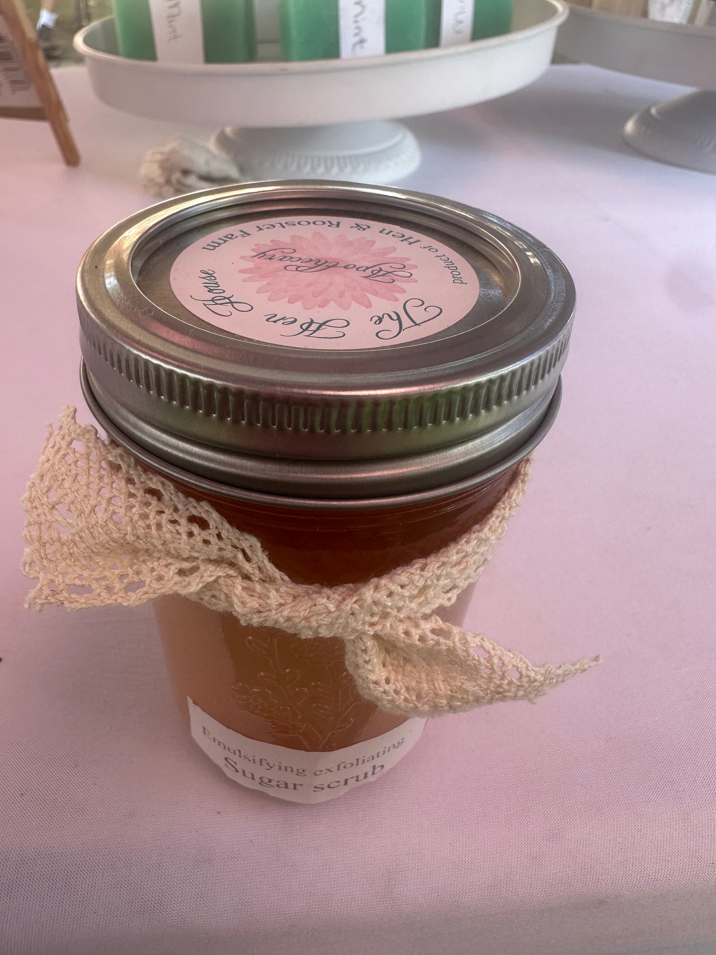 Emulsifying sugar scrub *Mint*